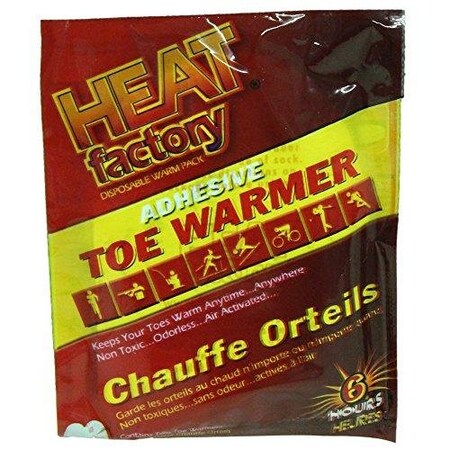 Heat Factory Adhesive Toe Warmers Last Up To 5 Hours, 2PK 1945